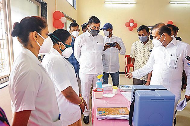 State health minister Rajesh Tope said the state machinery was all set. (PTI) State health minister Rajesh Tope said the state machinery was all set. (PTI)
