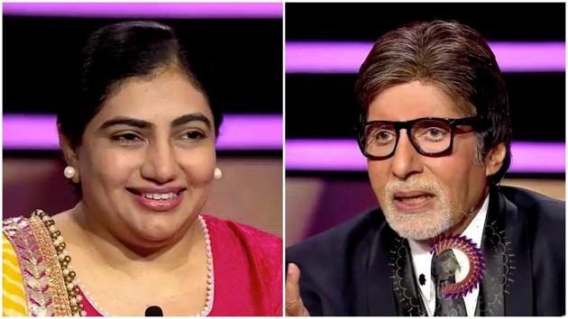 Dr Neha Shah flirted a lot with host Amitabh Bachchan. Dr Neha Shah flirted a lot with host Amitabh Bachchan.