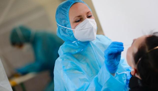 Seven-day infection rates are currently at 140 per 100,000 people - well over the target of 50 that politicians have agreed would be safe enough to ease the curbs (REUTERS) Seven-day infection rates are currently at 140 per 100,000 people - well over the target of 50 that politicians have agreed would be safe enough to ease the curbs (REUTERS)