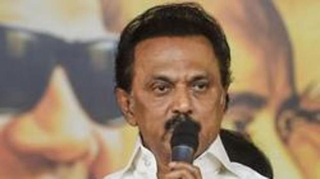 File photo: Dravida Munnetra Kazhagam (DMK) president MK Stalin. (PTI) File photo: Dravida Munnetra Kazhagam (DMK) president MK Stalin. (PTI)