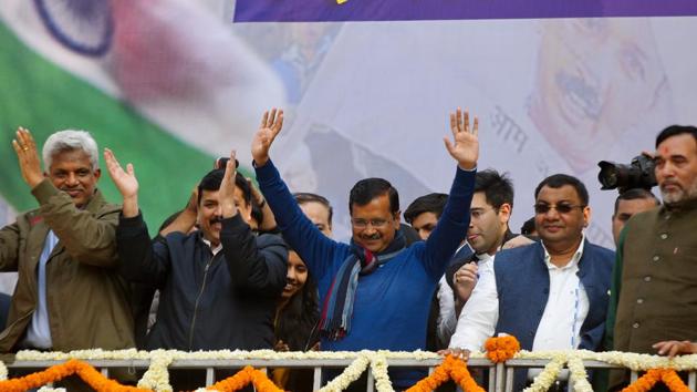 The Aam Aadmi Party (AAP) chief Arvind Kejriwal. (Amal KS/HT PHOTO) The Aam Aadmi Party (AAP) chief Arvind Kejriwal. (Amal KS/HT PHOTO)