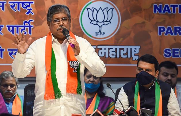 Mumbai: Maharashtra BJP President Chandrakant Patil alleged that many irregularities were witnessed in the Council elections held a few weeks ago.(PTI)