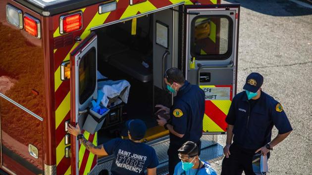 Nationally, an average of just over 2,500 people have died of Covid-19 over the past seven days, according to Johns Hopkins data. (AFP file photo. Representative image) Nationally, an average of just over 2,500 people have died of Covid-19 over the past seven days, according to Johns Hopkins data. (AFP file photo. Representative image)