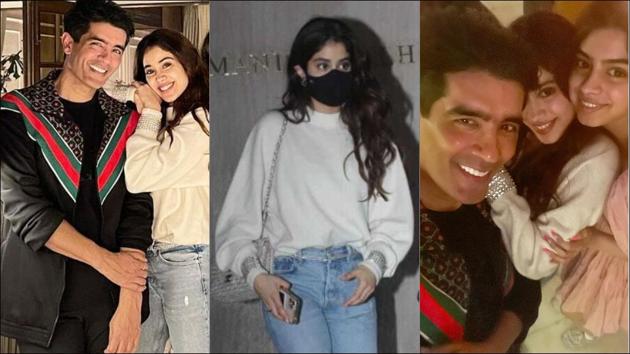 Loved Janhvi’s pullover at Manish Malhotra’s New Year party? Here’s what it cost(Instagram/manishmalhotra05/hashtagbulletin)