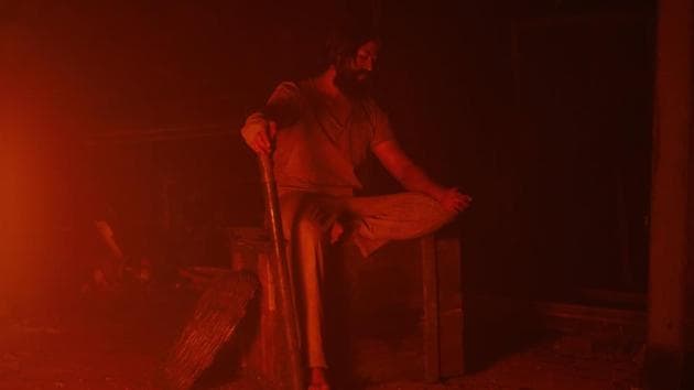 Yash in a new still from KGF: Chapter 2.