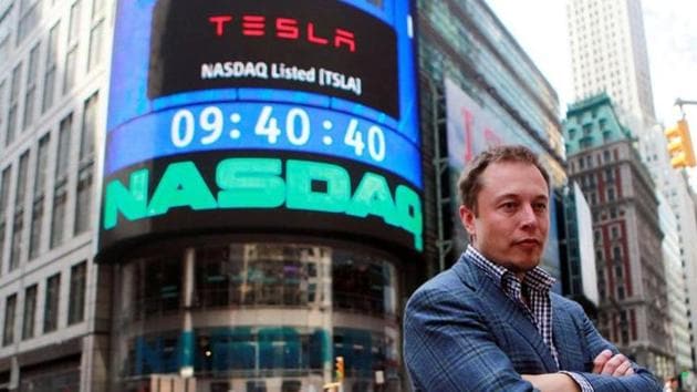 Tesla shares rose as much as 2.7% to $725 before the start of regular trading Monday. The stock closed at a record $705.67 on Dec. 31. (Reuters file photo)