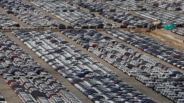 Cars are seen parked at Maruti Suzuki's plant at Manesar, in the northern state of Haryana, India.(Reuters/ File photo)