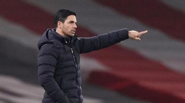 Arsenal manager Mikel Arteta.(Pool via REUTERS) Arsenal manager Mikel Arteta.(Pool via REUTERS)