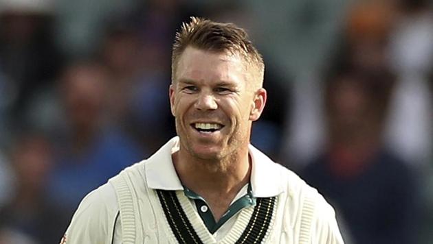 Australia's David Warner celebrates his record 335 not out during their cricket test match against Pakistan in Adelaide. (AP) Australia's David Warner celebrates his record 335 not out during their cricket test match against Pakistan in Adelaide. (AP)