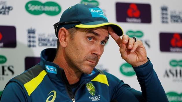 FILE PHOTO: Australia head coach Justin Langer.(Action Images via Reuters)