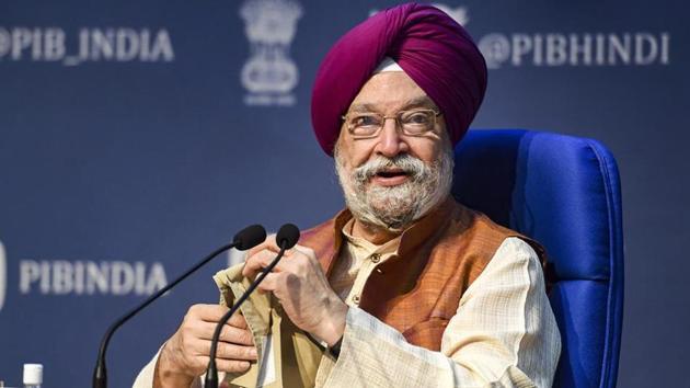 After Supreme Court cleared the Central Vista redevelopment project, Union minister Hardeep Singh tweeted that the central government has always been sensitive to environmental concerns.(PTI File Photo) After Supreme Court cleared the Central Vista redevelopment project, Union minister Hardeep Singh tweeted that the central government has always been sensitive to environmental concerns.(PTI File Photo)