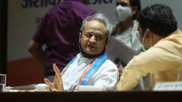 File photo: Rajasthan chief minister Ashok Gehlot.(Himanshu Vyas/ Hindustan Times) File photo: Rajasthan chief minister Ashok Gehlot.(Himanshu Vyas/ Hindustan Times)