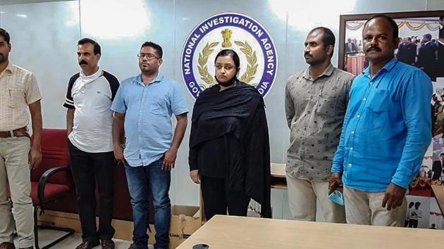 The Kerala gold smuggling case came to light on July 5 after 30 kg of the yellow metal was seized by the Customs from a package camouflaged as diplomatic consignment addressed to the UAE consulate in the state capital.(PTI PHOTO.) The Kerala gold smuggling case came to light on July 5 after 30 kg of the yellow metal was seized by the Customs from a package camouflaged as diplomatic consignment addressed to the UAE consulate in the state capital.(PTI PHOTO.)