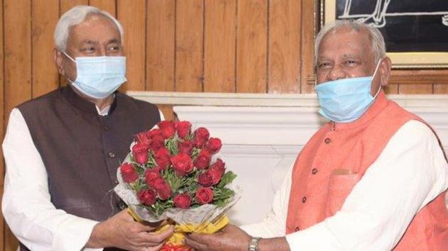 Jitan Ram Manjhi clarified that one Council seat to be sought would not be filled by any of his family members but would go to a party leader. (Photo @JitanramMajhi) Jitan Ram Manjhi clarified that one Council seat to be sought would not be filled by any of his family members but would go to a party leader. (Photo @JitanramMajhi)