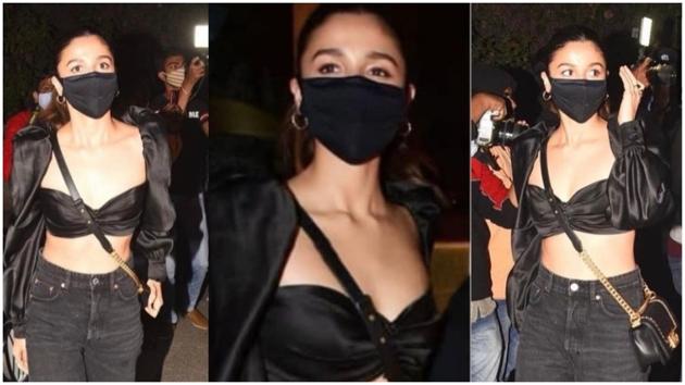 Alia Bhatt steals the show in bralette and jeans with Ranbir Kapoor at Deepika  Padukone's birthday bash