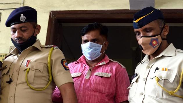 The accused, Subhash Talekar, was arrested near his native home in Pune on Monday night and produced before a court on Tuesday. He has been remanded to police custody till January 9. (Satish Bate/HT Photo) The accused, Subhash Talekar, was arrested near his native home in Pune on Monday night and produced before a court on Tuesday. He has been remanded to police custody till January 9. (Satish Bate/HT Photo)