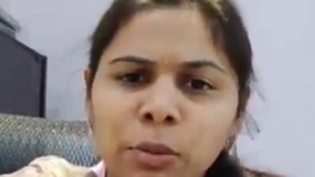 File photo of former Andhra minister Bhuma Akhila Priya. (Videograb) File photo of former Andhra minister Bhuma Akhila Priya. (Videograb)