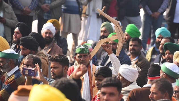 A group of farmers disrupted the speech of BJP MLA Vikram Saini at a kisan mela (farmers’ fair) at Khatauli town of Muzaffarnagar on Wednesday(Representational image/HT PHOTO) A group of farmers disrupted the speech of BJP MLA Vikram Saini at a kisan mela (farmers’ fair) at Khatauli town of Muzaffarnagar on Wednesday(Representational image/HT PHOTO)