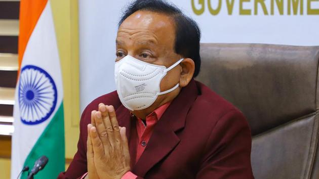 Union Minister for Health Harsh Vardhan on Thursday said these three states should serve as a warning to the rest of the country that there should be no complacency and relaxation of restrictions.(PTI)