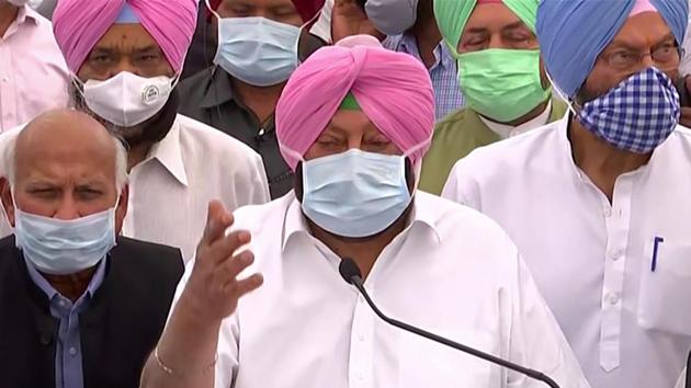 Punjab CM Captain Amarinder Singh(ANI)