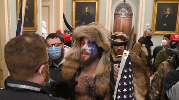 Supporters of US President Donald Trump enter the US Capitol on January 6, 2021, in Washington, DC. (AFP) Supporters of US President Donald Trump enter the US Capitol on January 6, 2021, in Washington, DC. (AFP)