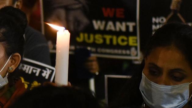People protest against increasing incidents of rape and sexual assault in New Delhi in this file photo.(Biplov Bhuyan/HT PHOTO) People protest against increasing incidents of rape and sexual assault in New Delhi in this file photo.(Biplov Bhuyan/HT PHOTO)