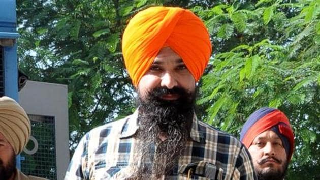 Balwant Singh Rajoana sentenced to death on July 27, 2007 after he was found guilty of killing former Punjab CM Beant Singh.(Hindustan Times File Photo)