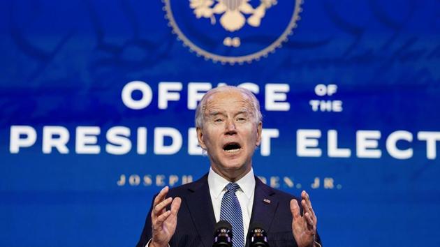 US President-elect Joe Biden. (REUTERS) US President-elect Joe Biden. (REUTERS)