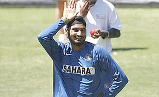 A file picture of Harbhajan Singh. Racial charges against Harbhajan Singh has been dropped.