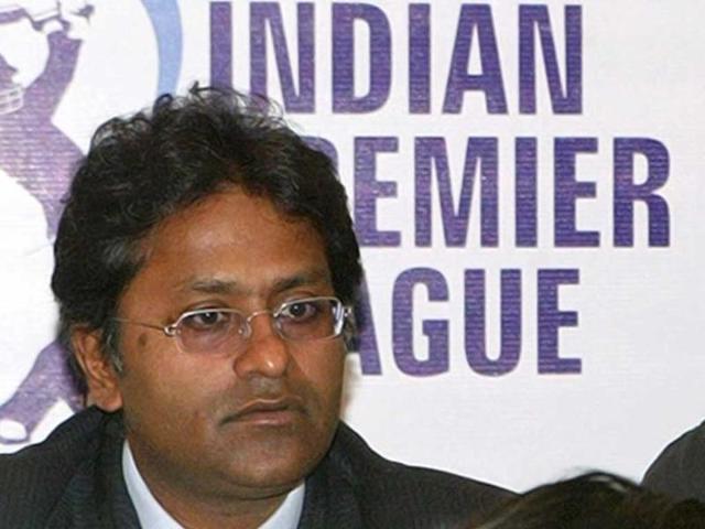 A file photo showing Lalit Modi at a press conference in Mumbai.