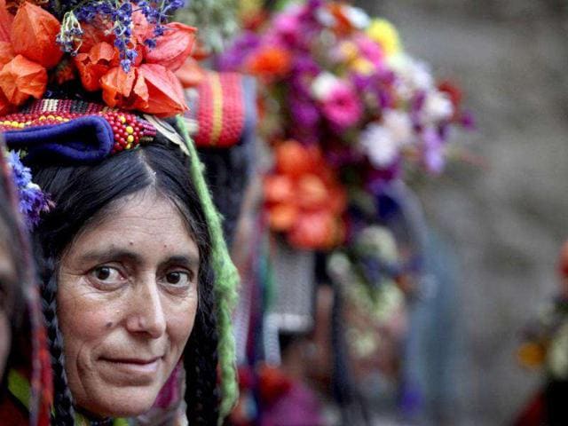 Aryan Brogpa women, numbering over a 1000, have been subjects of study and debate of historians and researchers.