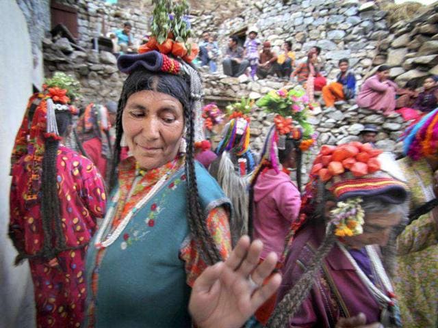 The Brogpas, or Dards or Drokpas as they are also known, claim to be pure-blooded Aryans and live in Kargil.