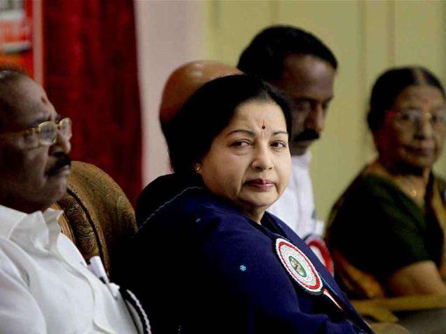 Tamil-Nadu-chief-minister-and-AIADMK-chief-J-Jayalalithaa-attending-the-party-s-executive-meeting-in-Chennai