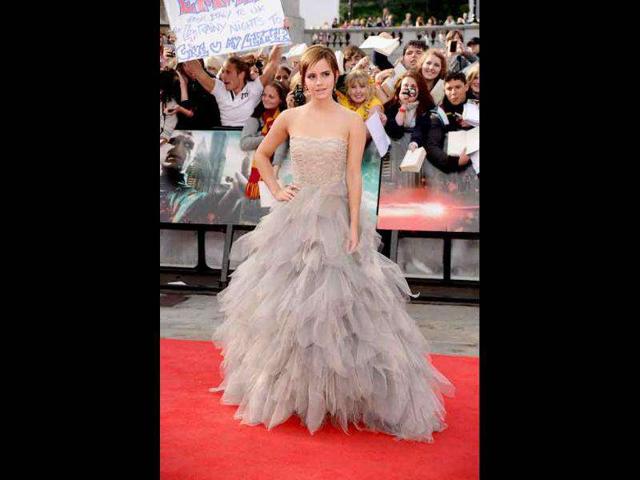 Even young Emma Watson beats some of the leading Hollywood ladies when it comes to style. (Photo by Ian Gavan/Getty Images)