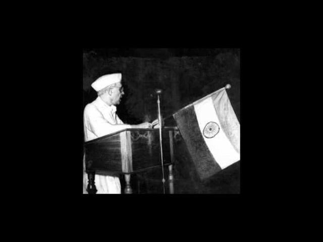 nehru speech at the stroke of midnight