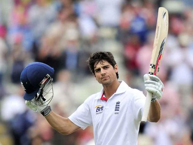 England-s-Alastair-Cook-walks-off-the-field-after-the-second-day-of-the-third-Test-against-India-at-the-Edgbaston-cricket-ground-in-Birmingham