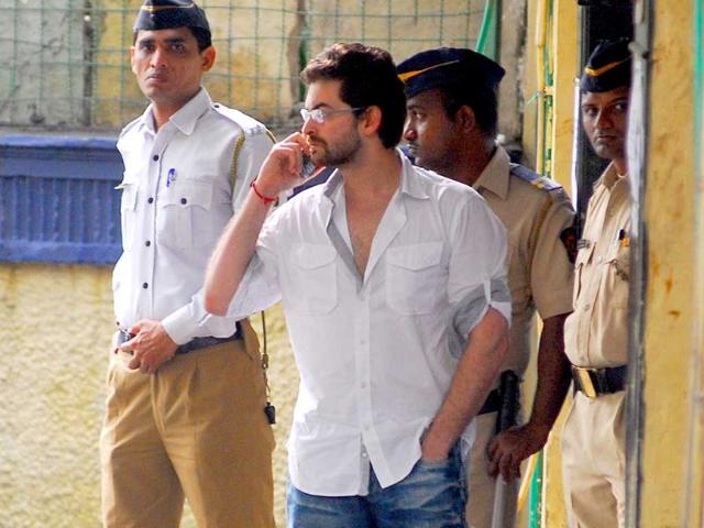 Actor Neil Nitin Mukesh visits Shammi Kapoor's residence to pay his condolences.