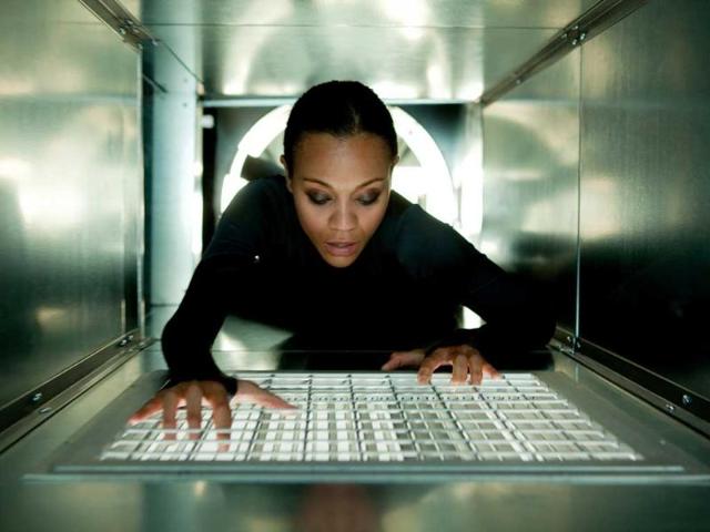 Zoe Saldana in a still from Colombiana. (AP)
