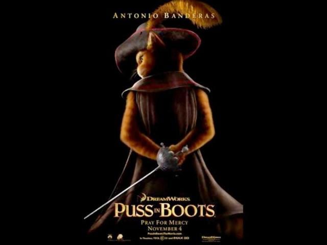 Puss in Boots: A story of a sword-wielding cat's meeting with Shrek and his friends.