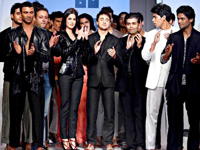 Kat and Imran brought the curtains down of the third edition of Van Heusen India Mens Week (VHIMW) 2011 for designer duo Karan Johar and Varun Bahl on Sunday night.