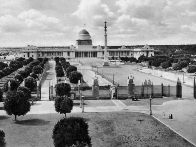 The British chose Raisina Hill as the base on which the Government House (now Rashtrapati Bhavan) would be built, so it could tower above the Capital.