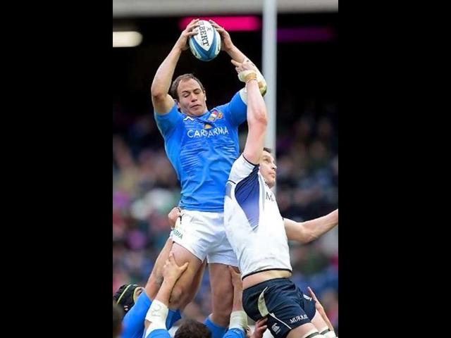 Sergio Parisse is an Italian Argentine rugby union rugby player. He was the first Italian rugby union player to be nominated for the IRB International player of the year.