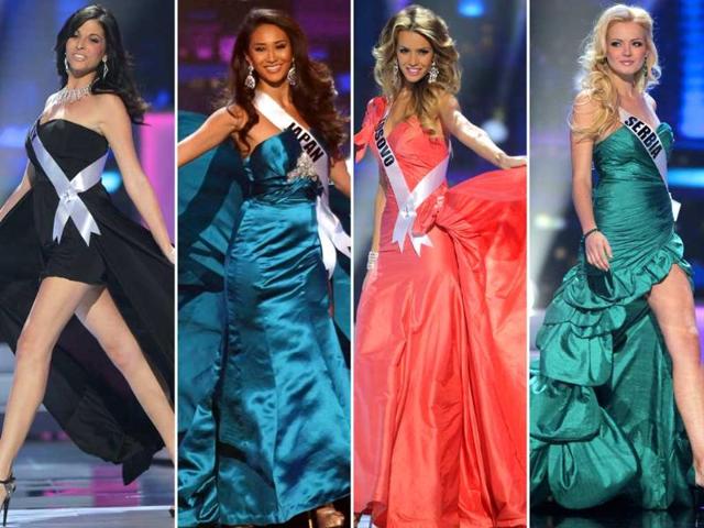 As the world waits with bated breath to watch the most popular beauty pageant in the universe, here's a look at the nominees in various rounds. Miss Universe 2011 contest kickstarts in São Paulo, Brazil on September 12 and will be broadcast at 6.30am in India.