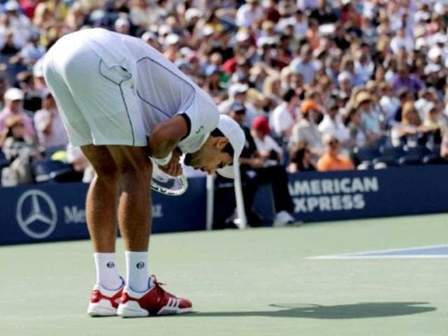 After struggling a bit against Roger Federer, Novak Djokovic captured the three hour, 51 minute match by defeating the former world No 1, 6-7 (7/9), 4-6, 6-3, 6-2, 7-5, in the semifinal to book his final seat.