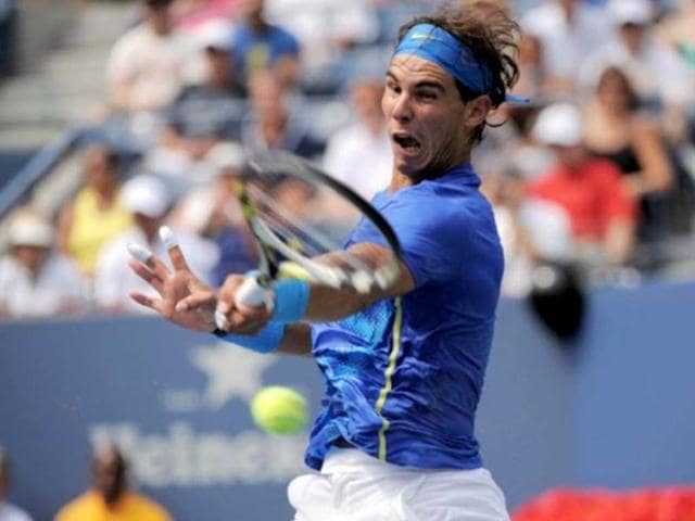 Rafa reached last 16 after a 7-6 (7/5), 6-1, 7-5 victory over close friend David Nalbandian.
