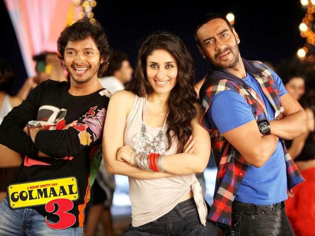 Golmaal 3, the Diwali release, was a huge hit with the overall collections of Rs 108 cr.