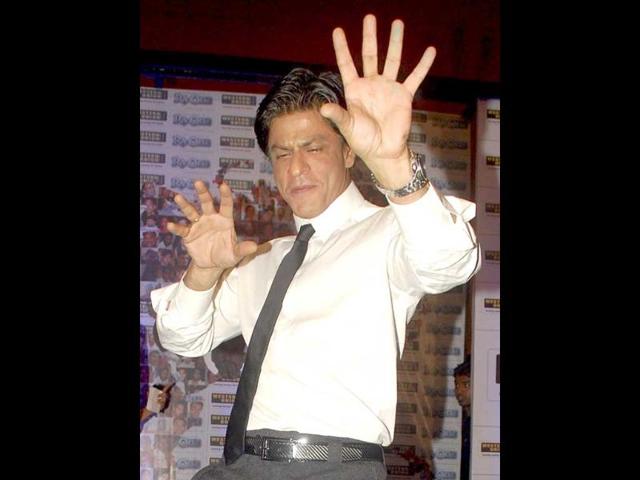 Shah Rukh dances without any inhibitions.