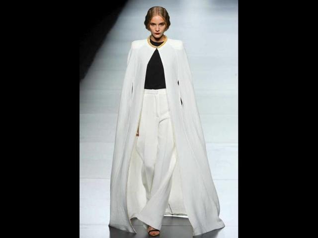 Cape ahoy! The batman cape is back with a twist at the ramp this season.