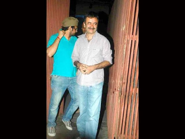 Wonder, what are you looking at Mr Rajkumar Hirani?