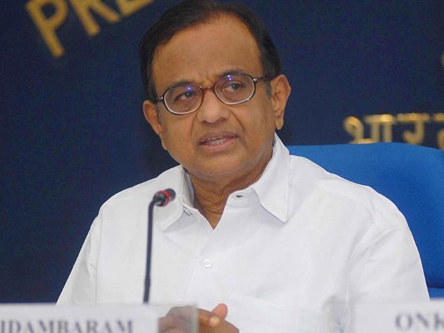 Union home minister P Chidambaram gives updates of the home Ministry for the month of September 2011 at a press conference in New Delhi.